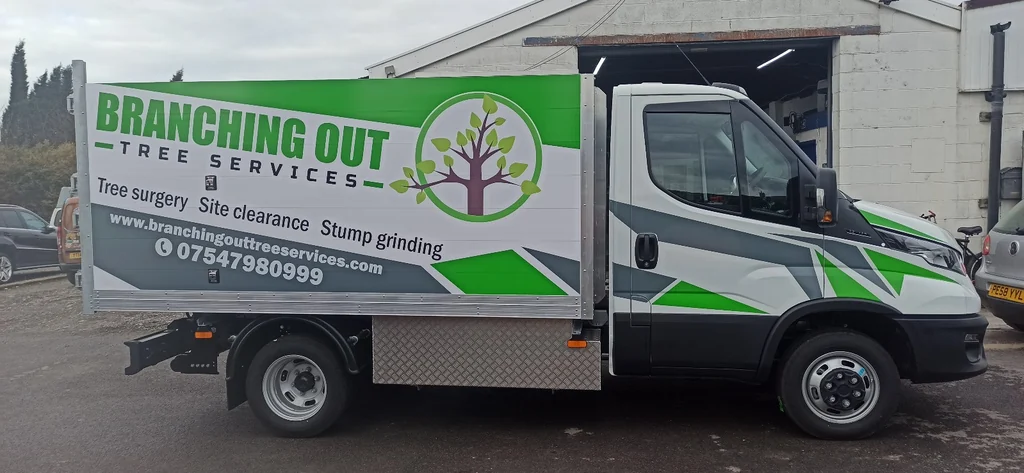 Branching Out Tree Services — tipper graphics