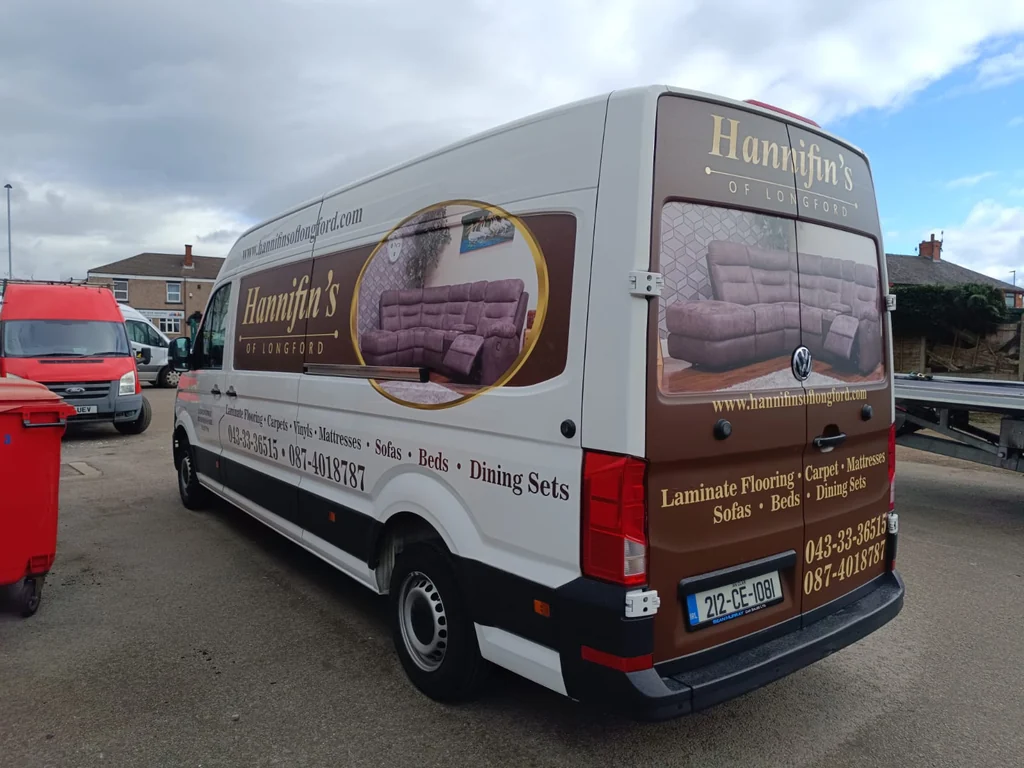 Hannifin’s of Longford — van graphics