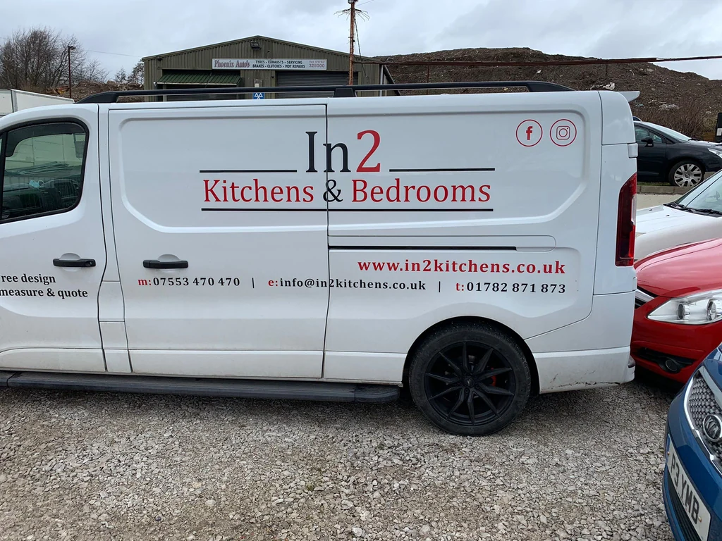 In2 Kitchens & Bedrooms — van graphics