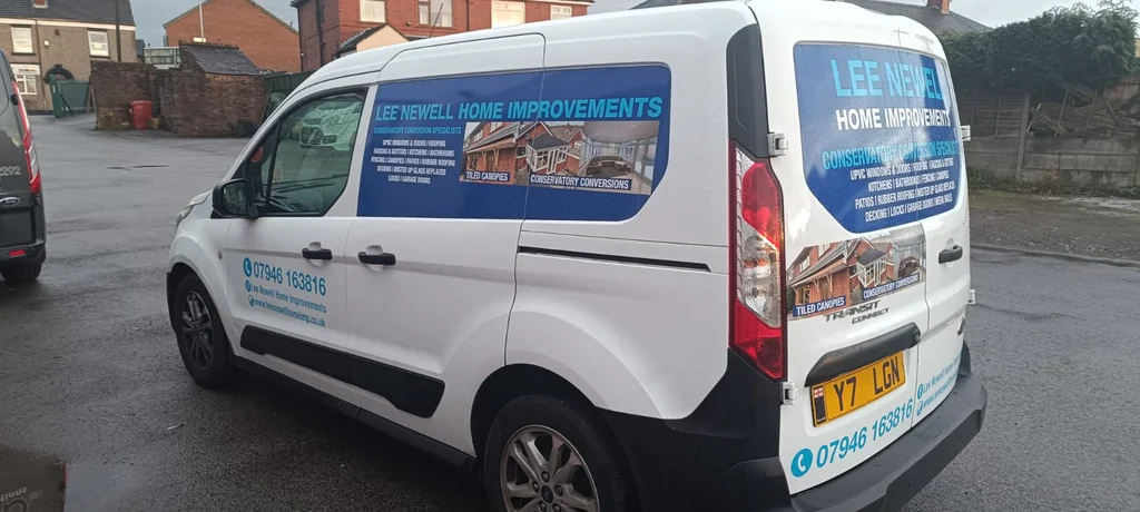 Lee Newell Home Improvements — van graphics
