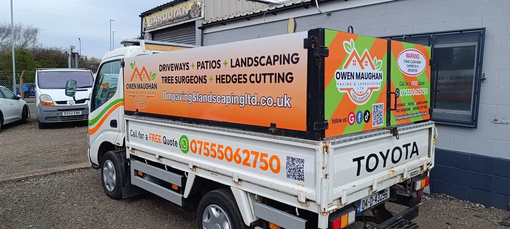 Owen Maughan — landscaping truck graphics