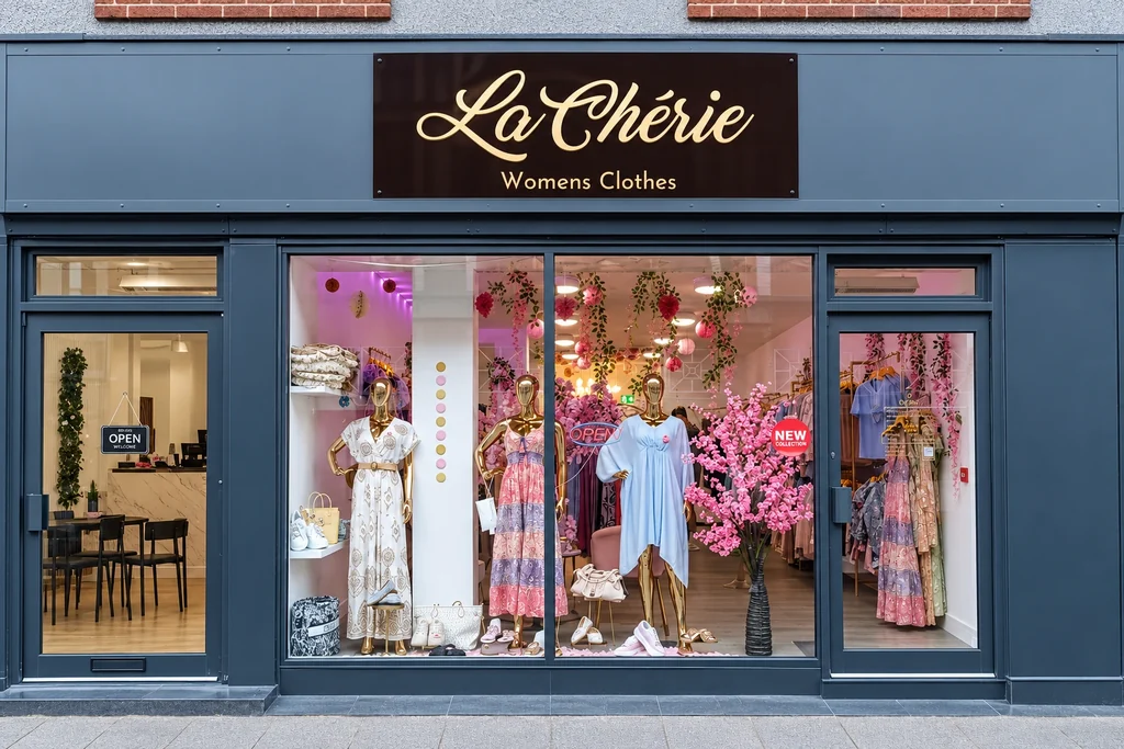 La Chérie — shop fascia