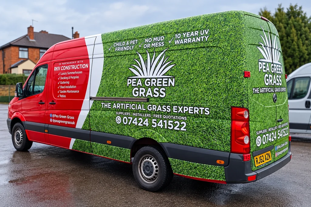 Pea Green Grass — full wrap