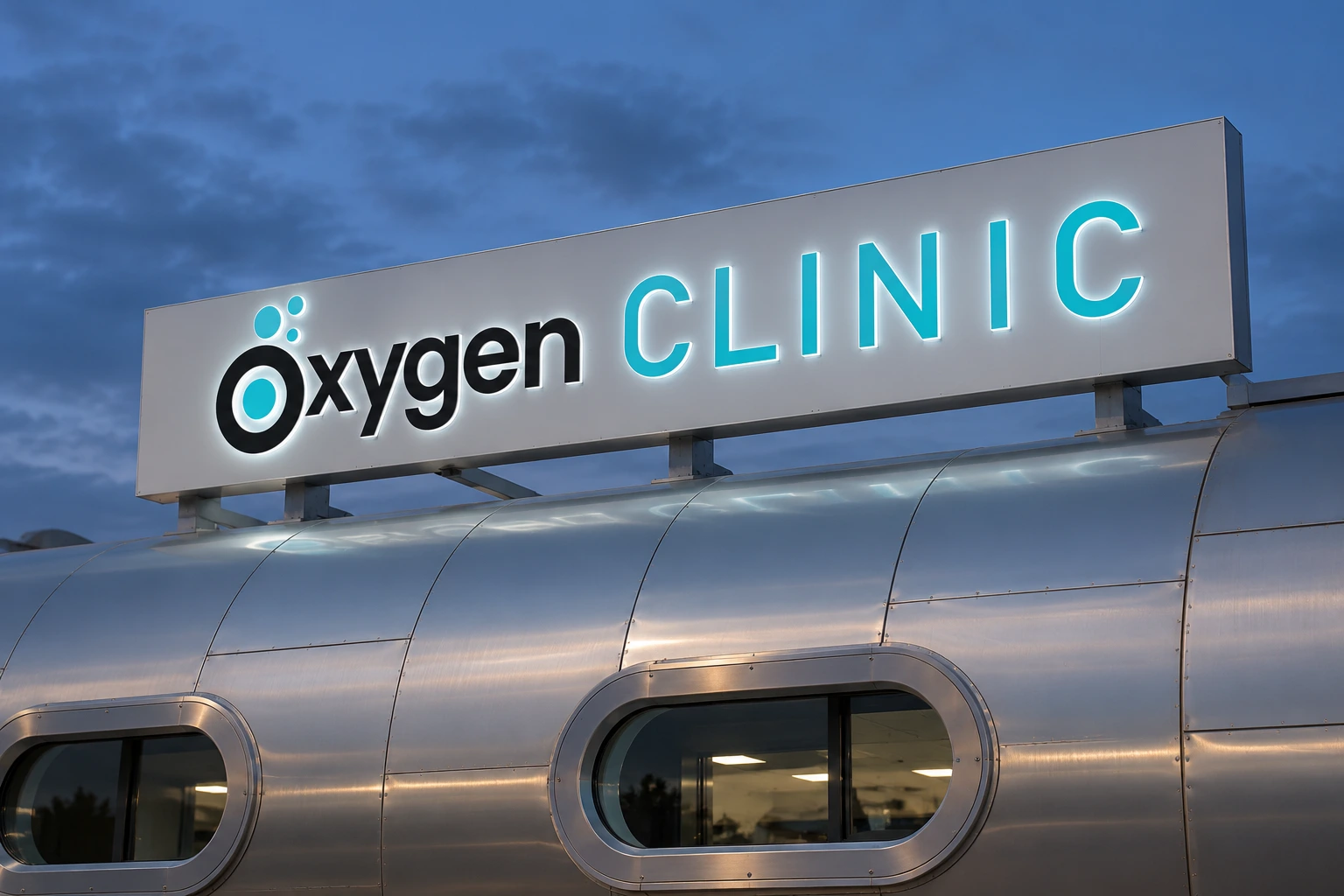 Oxygen Clinic sign visualisation
